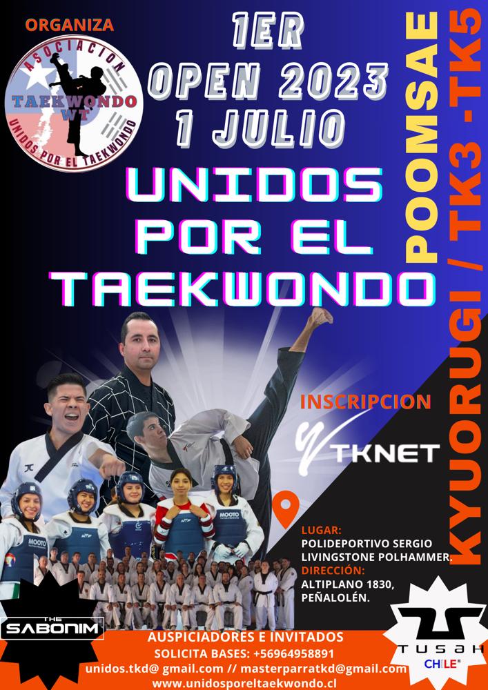 1ra versión OPEN 2023 Unidos por el Taekwondo