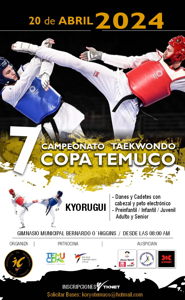 VII CAMPEONATO TAEKWONDO COPA TEMUCO 2024