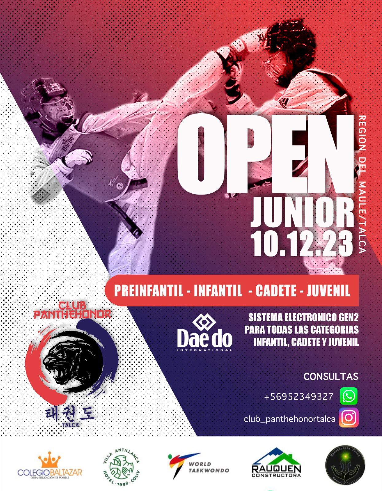 OPEN JUNIOR PANTHEHONOR TALCA 2023