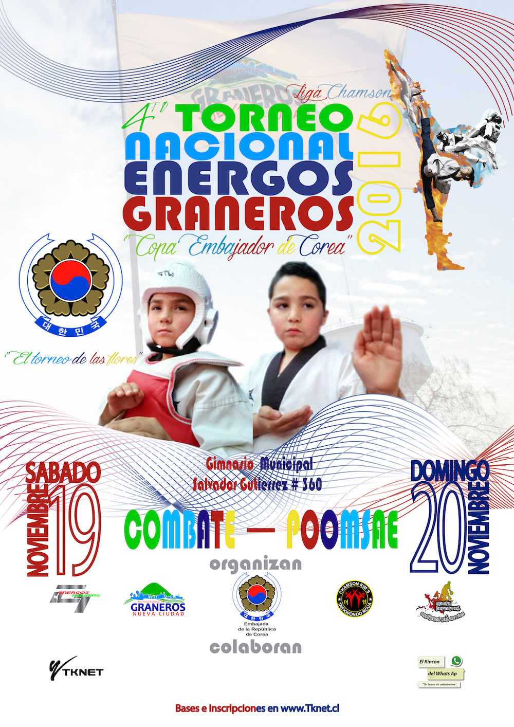 4 torneo nacional Energos Graneros 2016 Copa embajador de Corea