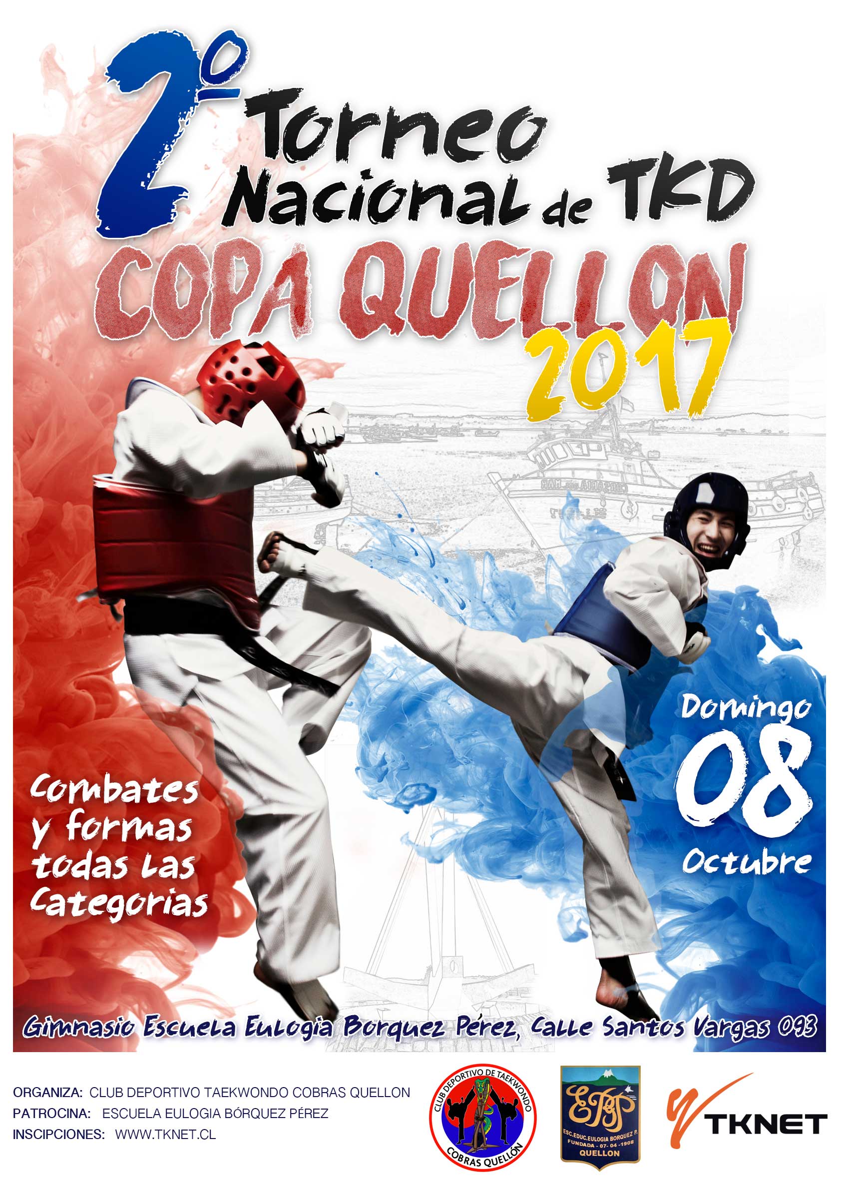 2° TORNEO INTER REGIONAL DE TKD  COPA QUELLON 2017