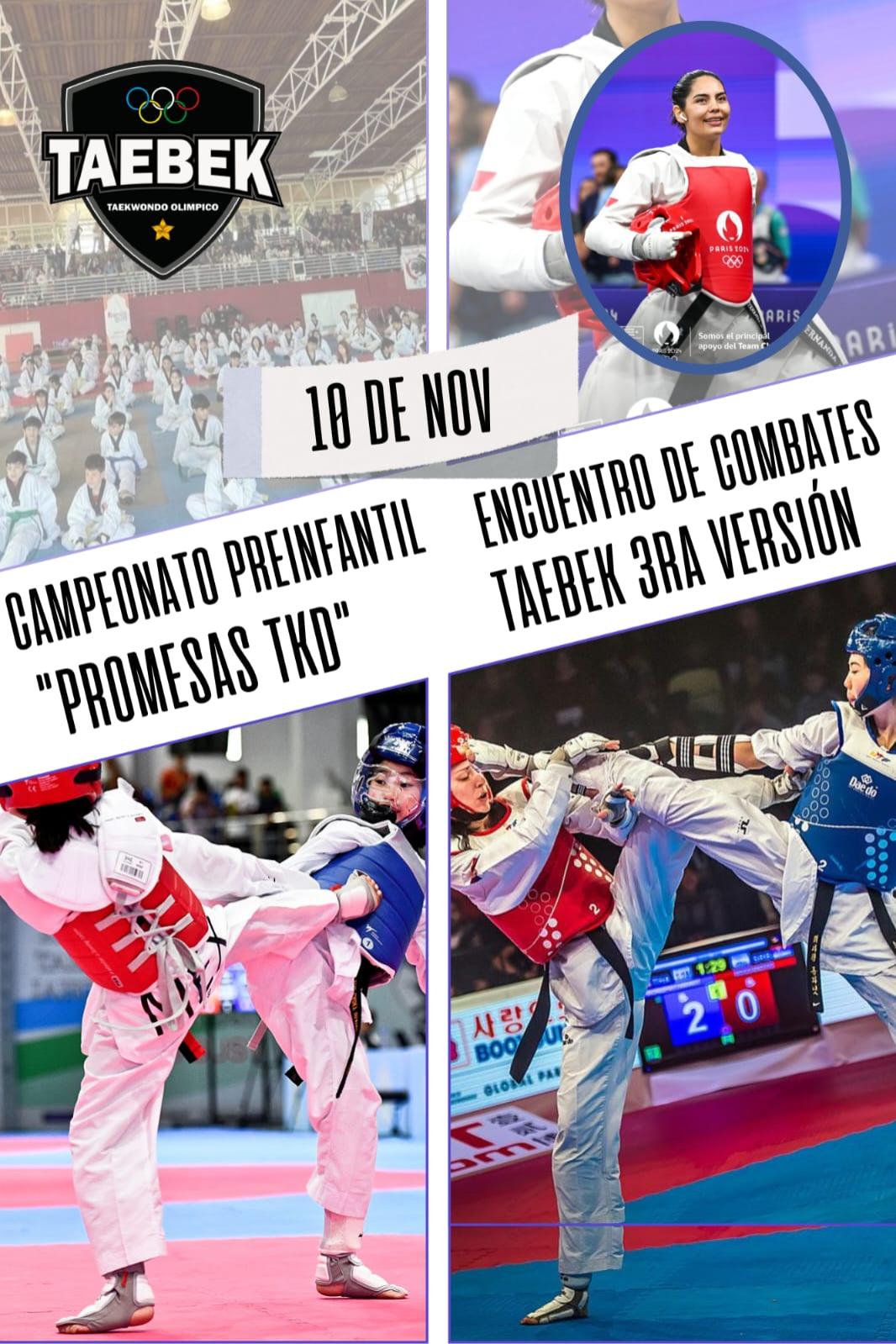 Campeonato pre infantil y encuentro de combate Taebek